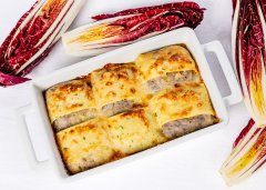 Crepes with Radicchio and Robiola Cheese