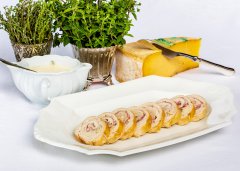 Chicken Roll with Ham and Cheese