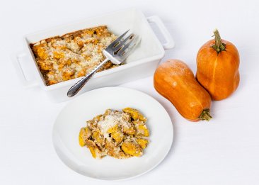 Pumpkin Gnocchi Gratin