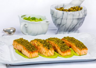 Pistachio Encrusted Salmon