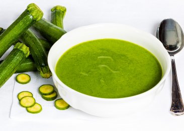 Zucchini and Mint Soup